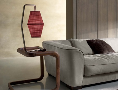 Pridivannogo table in a curved frame made of walnut Doom Luxury, Ulivi