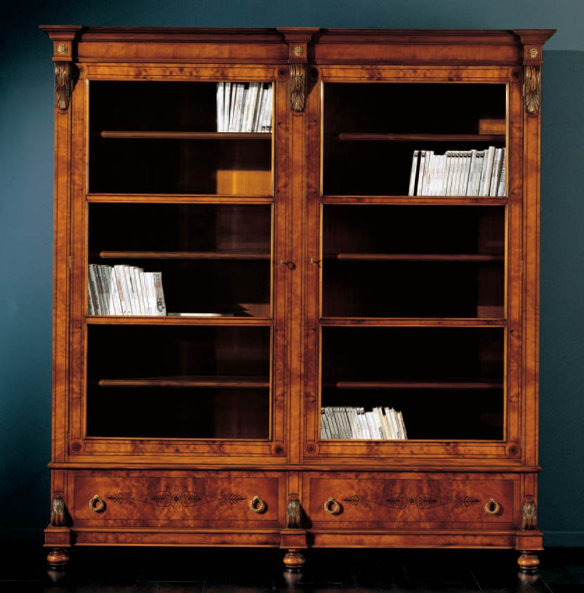 The bookcase is made of solid wood, Armando Rho