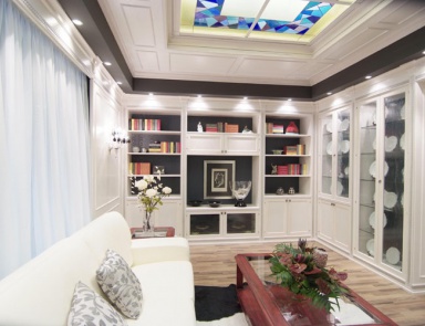 Modular shelving system for the living room, CONTEMPORANEO-BOISSERILYS - Pico Muebles