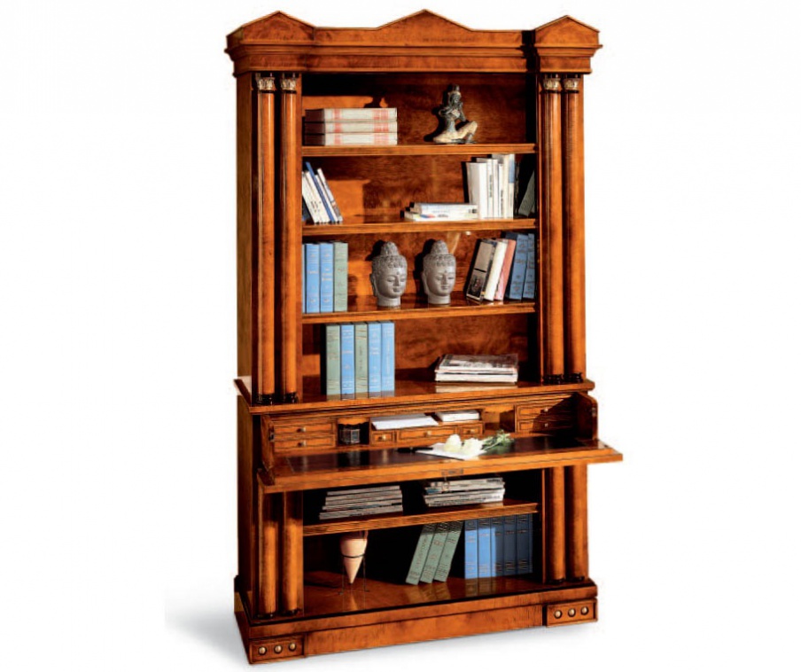 The bookcase is made of solid wood, Armando Rho