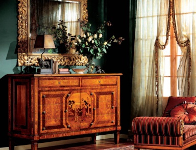 A chest of drawers made of solid wood, Armando Rho