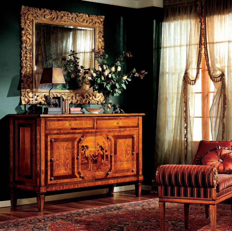 A chest of drawers made of solid wood, Armando Rho
