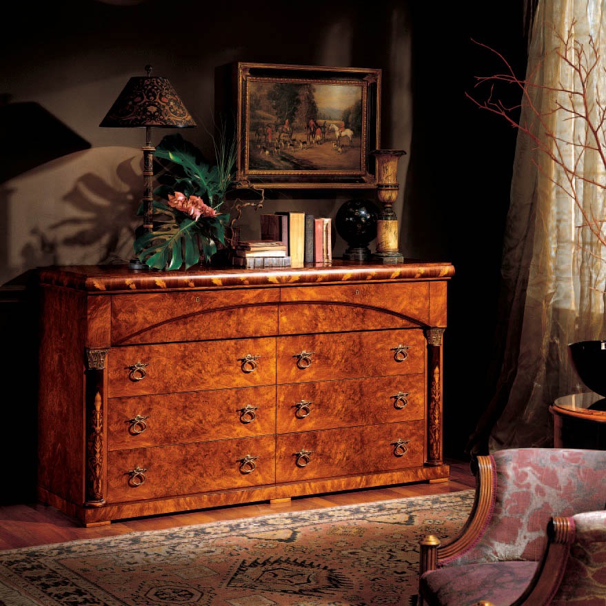 A chest of drawers made of solid wood, Armando Rho