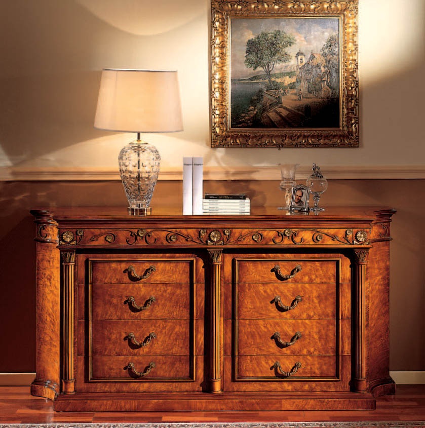 A chest of drawers made of solid wood, Armando Rho