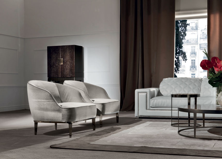 A chair made of natural wood Beth, Longhi