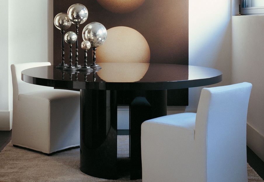 Dining table - round Gong, Meridiani