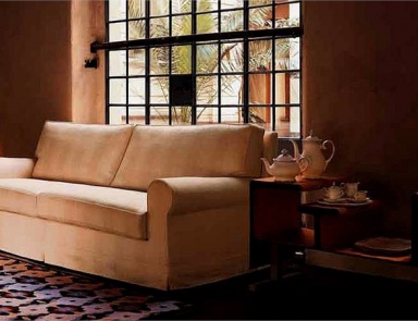Sofa bed on a frame of wood Victoria Mussi