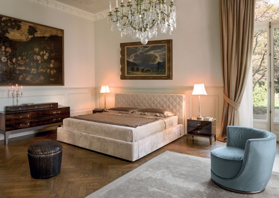 Double bed bed Helmut, Longhi