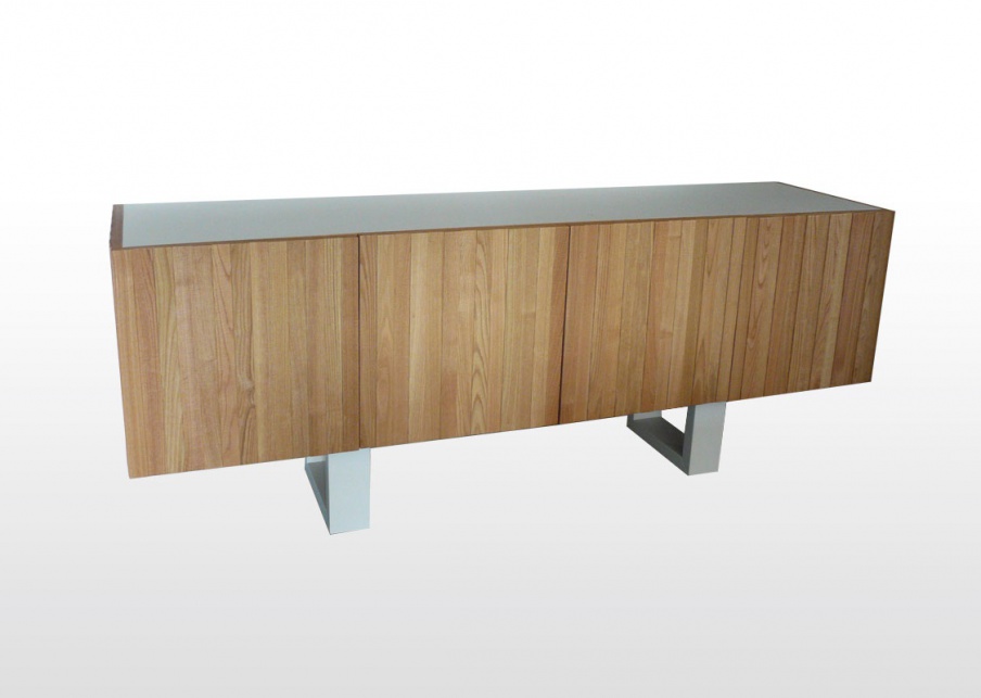 A Cabinet with top and legs in stainless steel Design, MOD'...ART