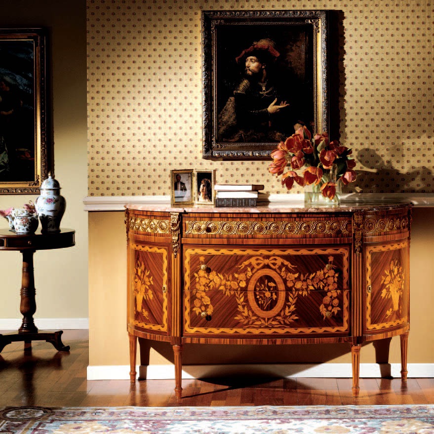 A chest of drawers made of solid wood, Armando Rho