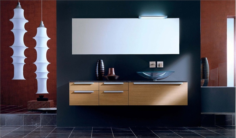 Bathroom waterproof chipboard Casual C3, Pedini