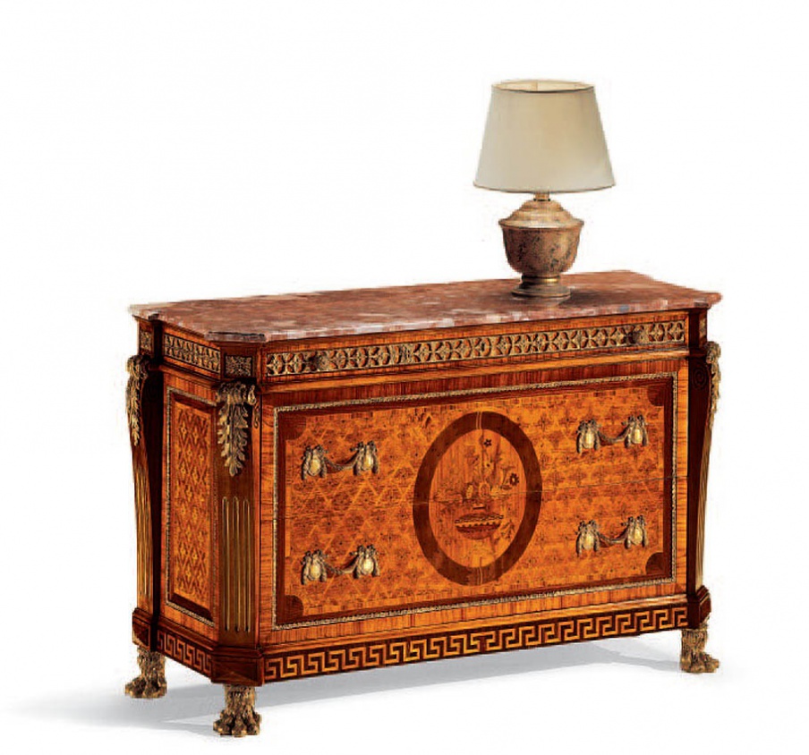 Dresser with marble top, Armando Rho
