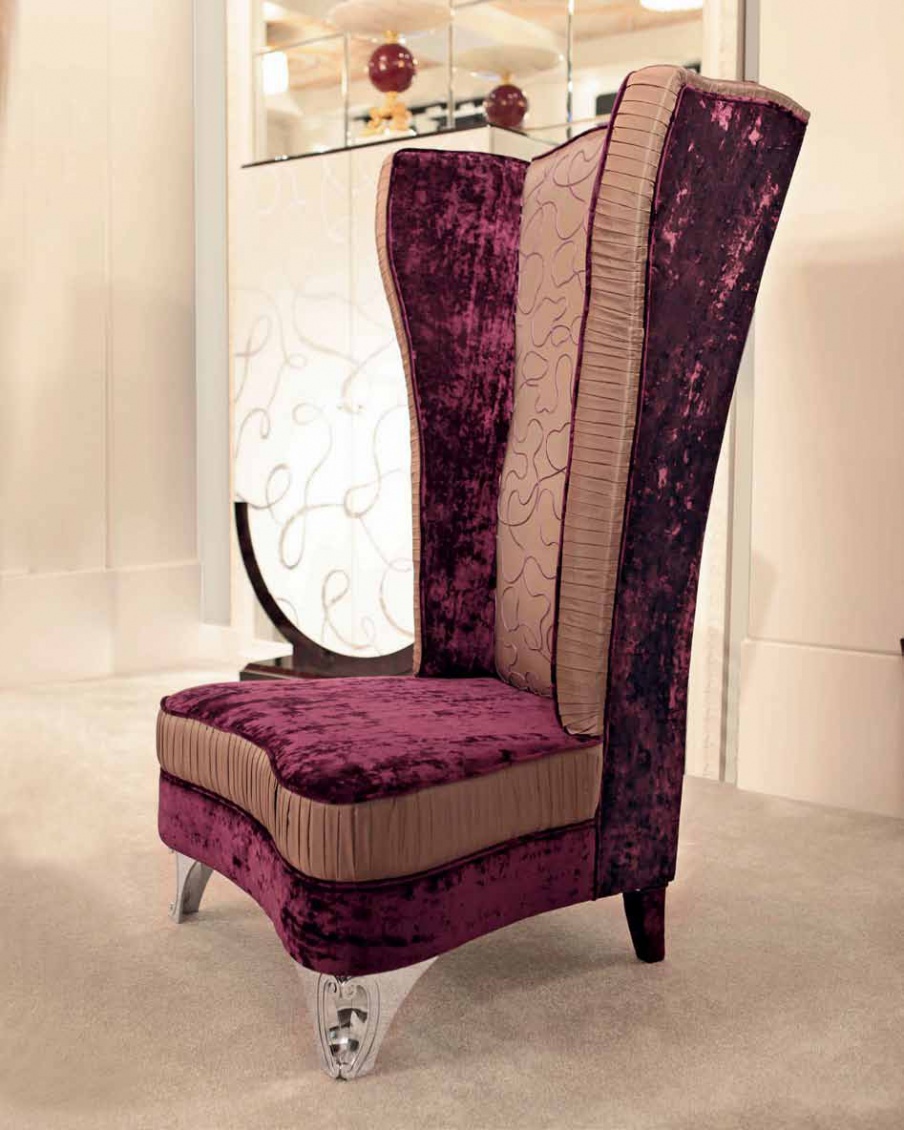 The high-backed chair Chandelier, Zanaboni