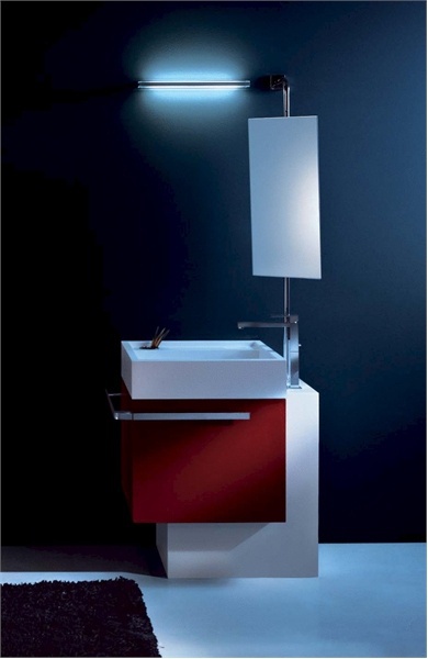 Bathroom waterproof chipboard Trendy T1, Pedini
