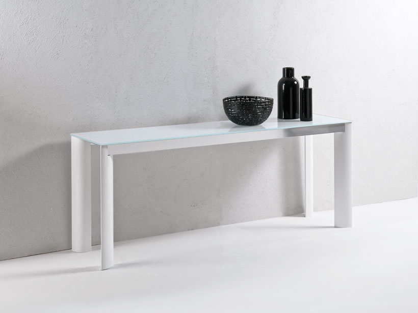 Console with metal frame Drop, Longhi