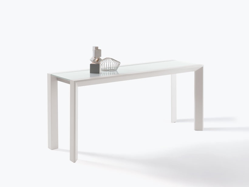 The console is natural wood XL, Longhi 
