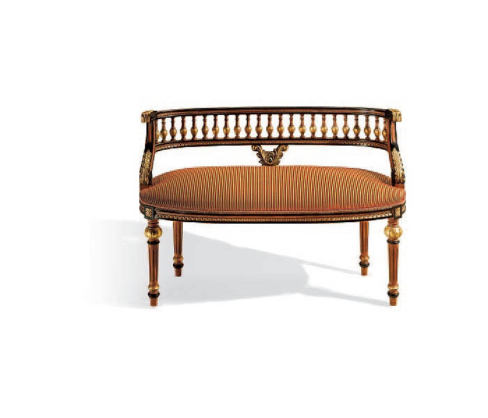 Bench with soft upholstery, Armando Rho