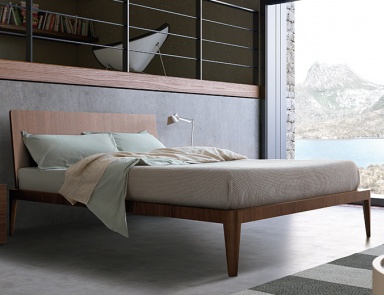 Bed titanium frame Spillo_014, Pianca