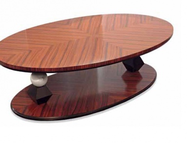 Oval table with Art. V/305, Zanaboni