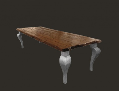 Dining table with curved legs Design, MOD'...ART