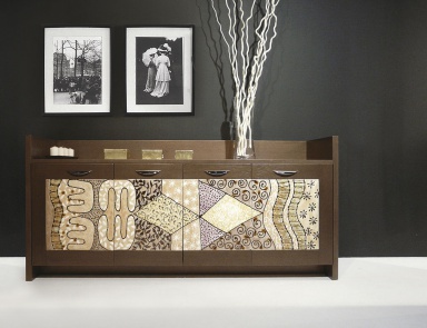 Sideboard with ethnic ornament Design, MOD'...ART