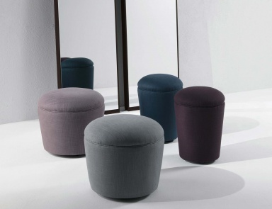 Pouf in fabric Teo, Longhi