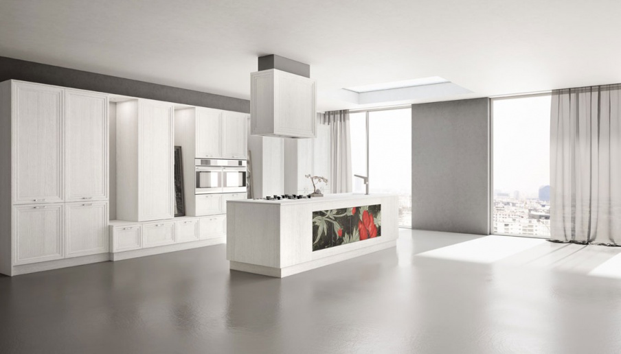 Set for kitchen decor with the ceramic Surface, MOD'...ART