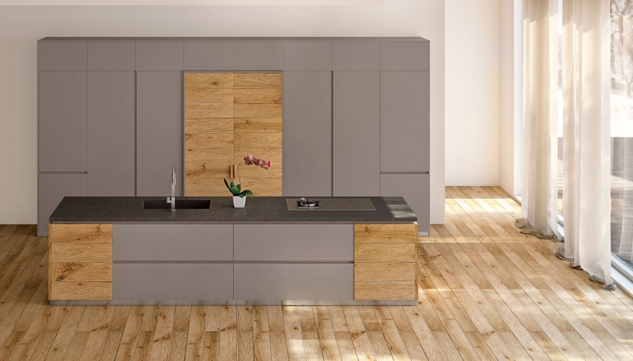 Set for the kitchen in the color mocha Operaprima, MOD'...ART