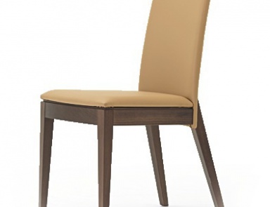 Chair with frame in natural wood Connie, Past ... 