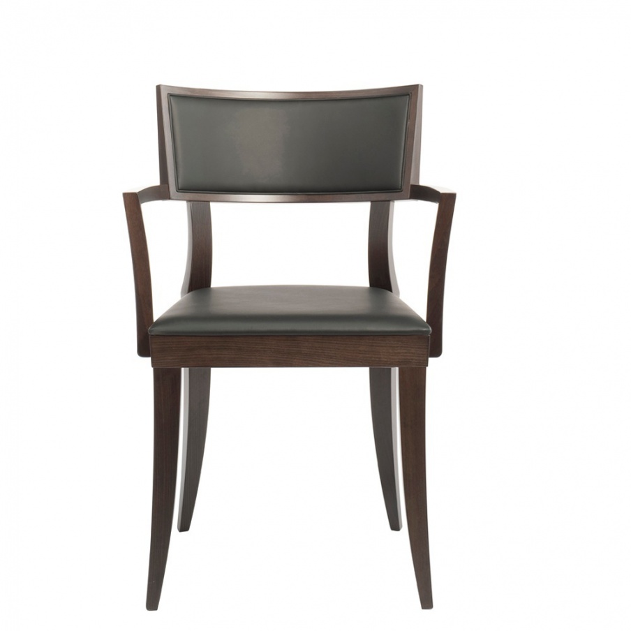 Chair with frame in natural wood Diamante, Past ... 