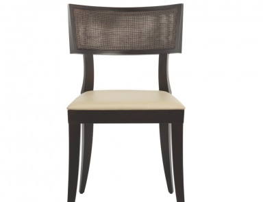 Chair with frame in natural wood Diamante, Past ... 