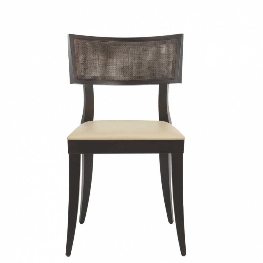 Chair with frame in natural wood Diamante, Past ... 