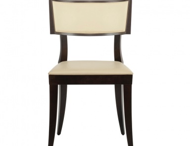 Chair with frame in natural wood Diamante, Past ... 
