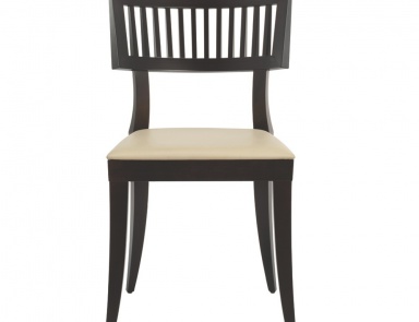 Chair with frame in natural wood Diamante, Past ... 