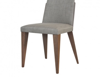 Chair with frame in natural wood Diva, Past ... 