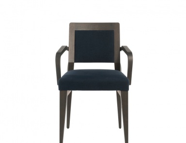 Chair with frame in natural wood Diva, Past ... 