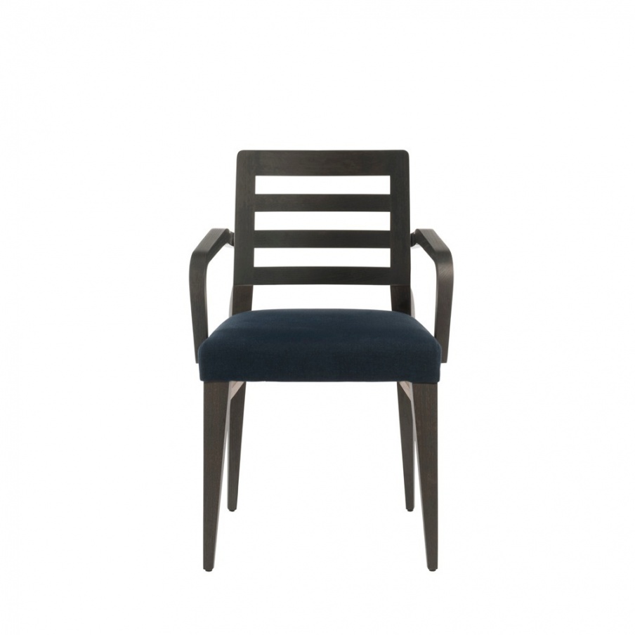 Chair with frame in natural wood Diva, Past ... 