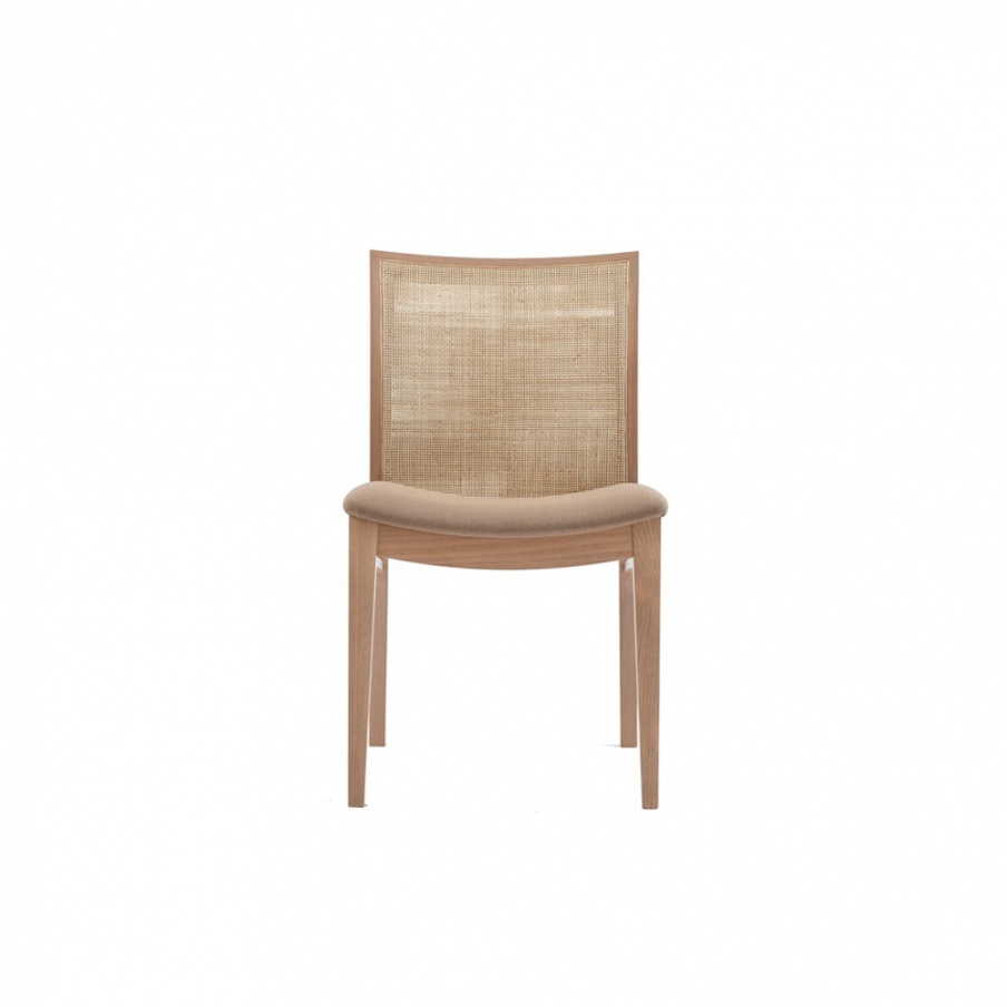 Chair with frame in natural wood Fiesta, Past ... 