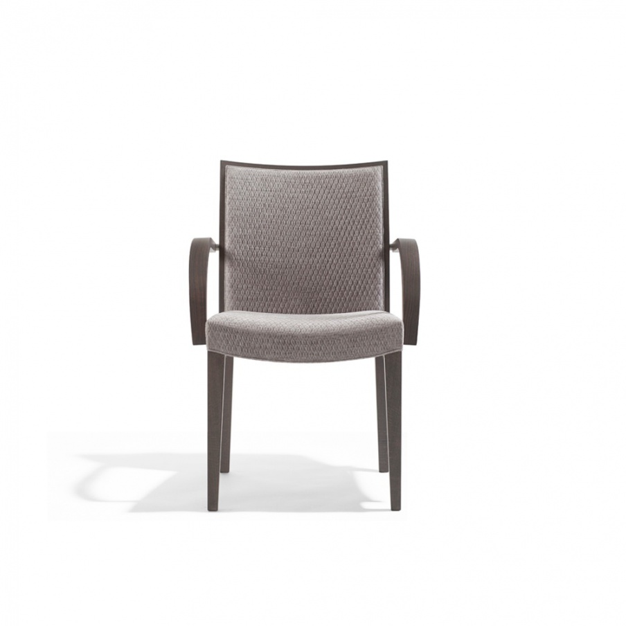 Chair with frame in natural wood Jenny, Past ... 