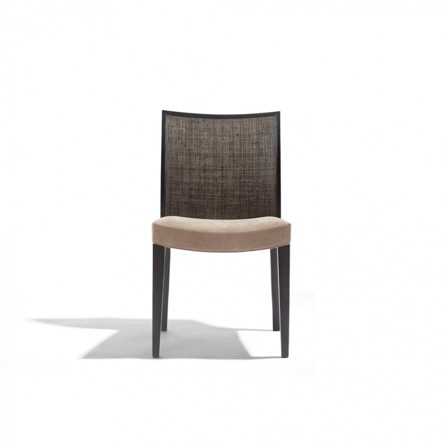 Chair with frame in natural wood Jenny, Past ... 