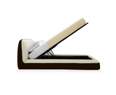 Double bed frame pine Supersoft, Calligaris