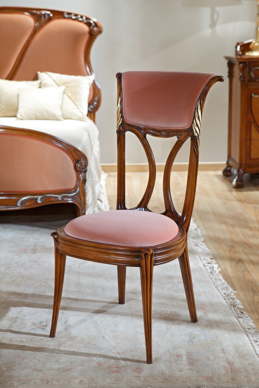 Chair with a frame made of wood, Liberty, Medea