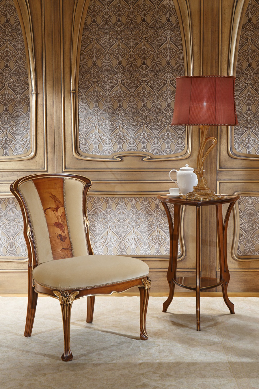 Chair with fabric upholstery Liberty, Medea