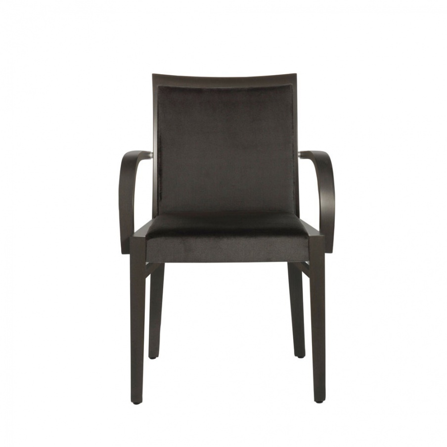 Chair with frame in natural wood Orso, Past ... 