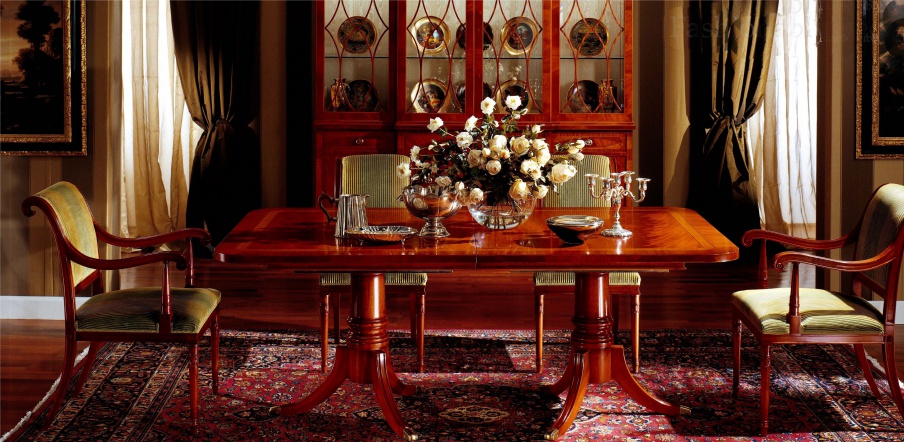Dining table made of solid wood, Armando Rho