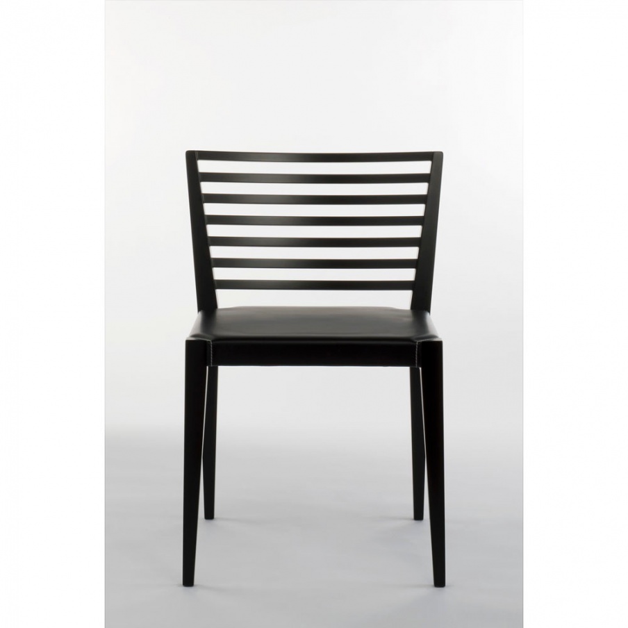 Chair with frame in natural wood Tuja, Past ... 