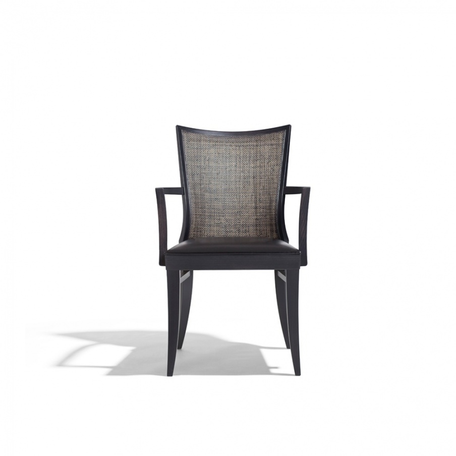 Chair with frame in natural wood Zaffiro, Past ... 