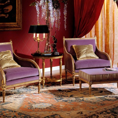 Chair with Ottoman Armando Rho