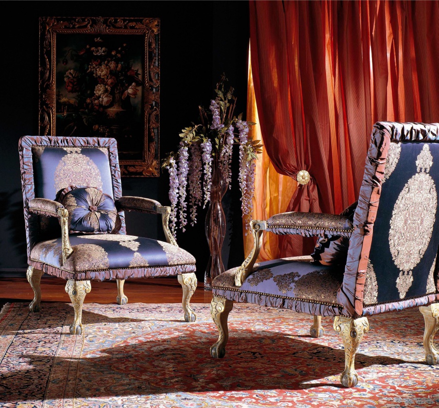 Armchair in fabric, Armando Rho