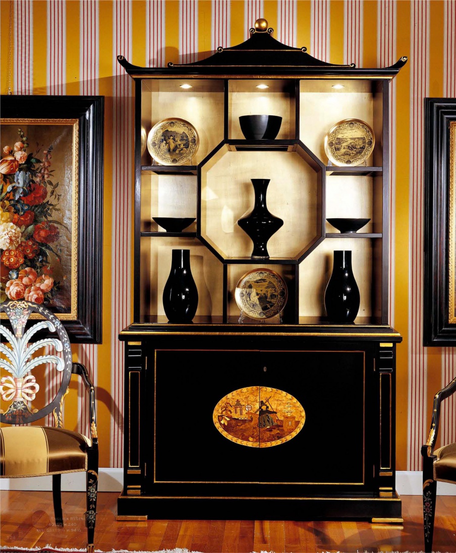 The bookcase is made of solid wood, Armando Rho